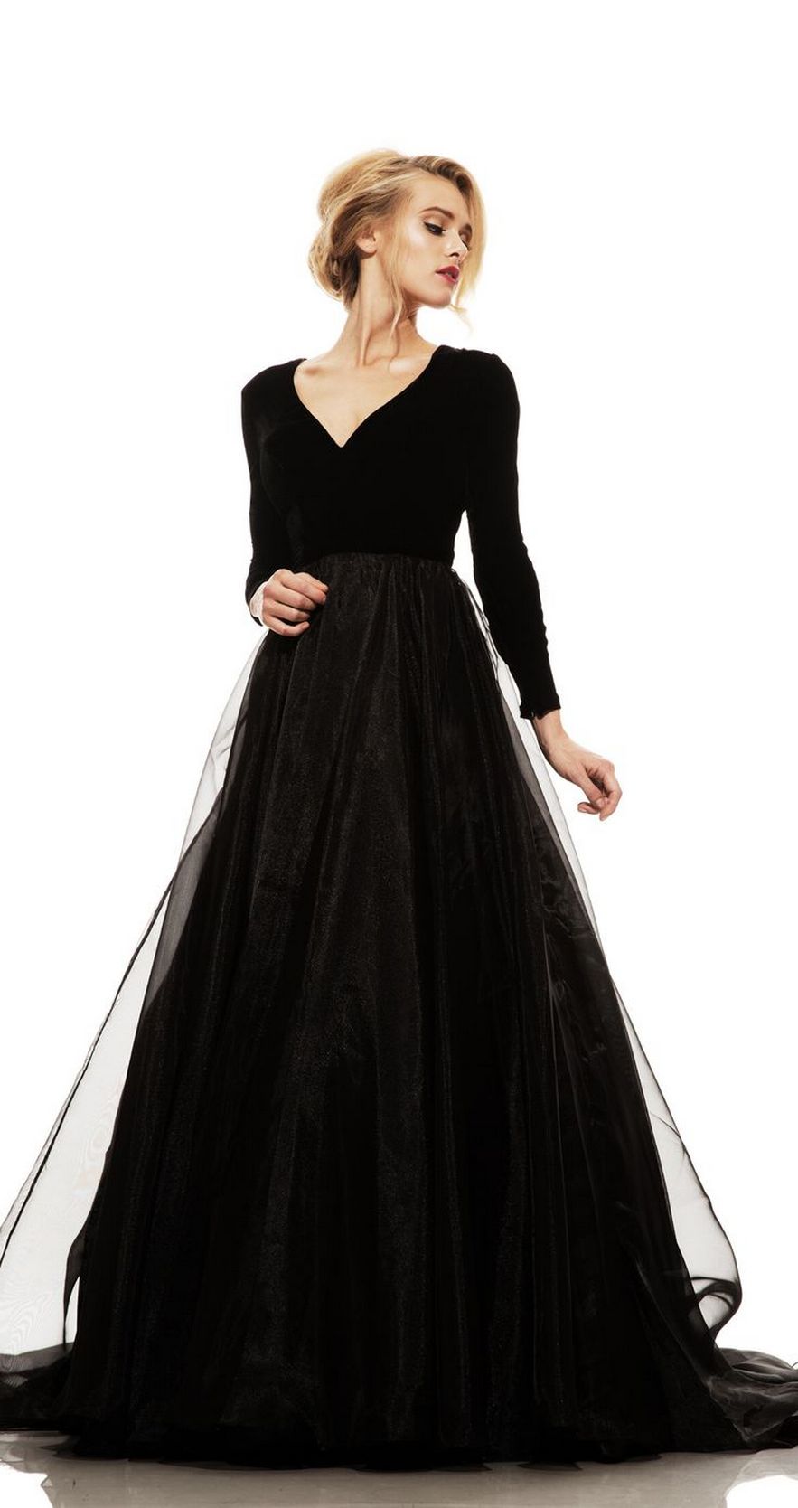 Black Long Sleeve Wedding Dresses Ideas Style Female