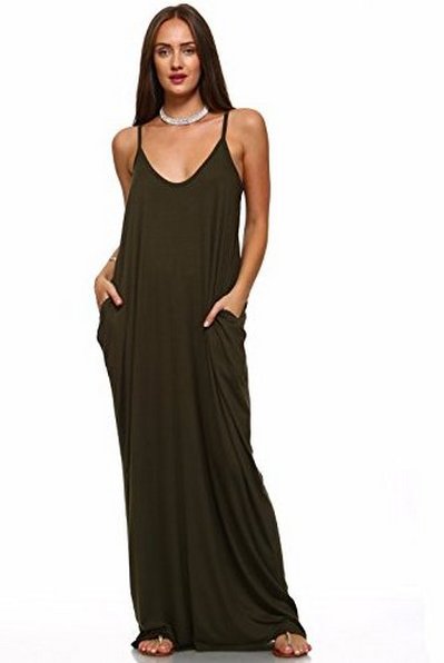 30 Women Casual Long Maxi Dresses with Pockets Ideas – Style Female