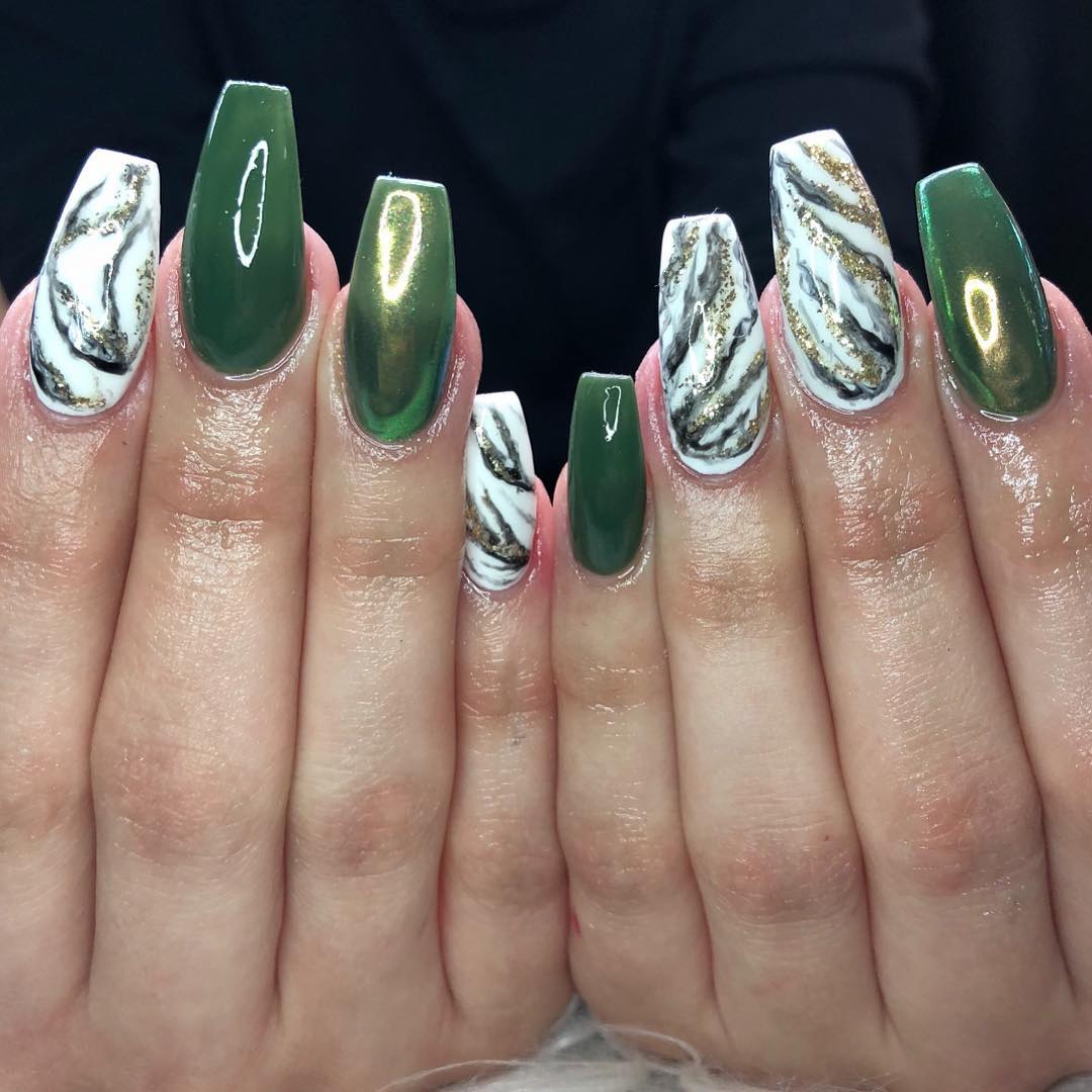 40 Chic Green Nail Art Ideas 16 Style Female 