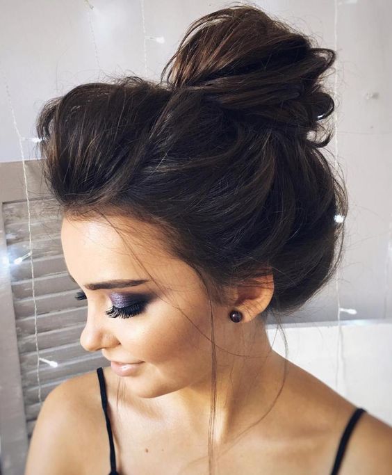 40 High Messy Bun Hairstyles Ideas 4 – Style Female