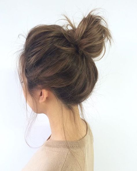 40+ High Messy Bun Hairstyles Ideas – Style Female