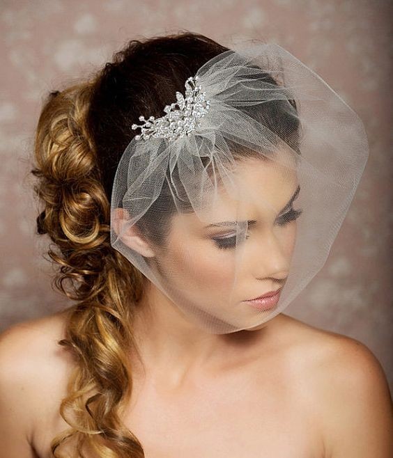 50 Blusher Veils And Bridcage For Brides Ideas 51 – Style Female