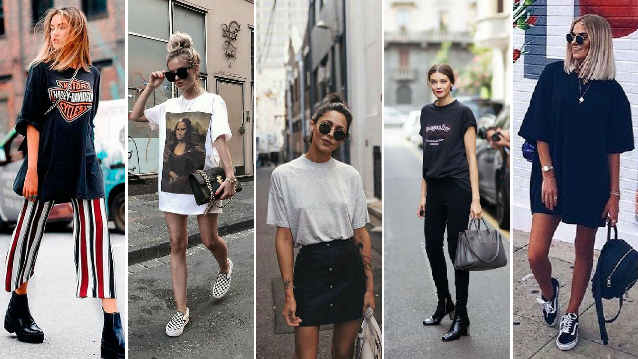 50 How to Wear an Oversized T Shirt Ideas 1 – Style Female