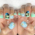 40 Beach Themed Nail Art for Summer Ideas 1