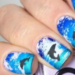 40 Beach Themed Nail Art for Summer Ideas 7
