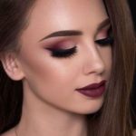 40 Burgundy Makeup Look Ideas 10