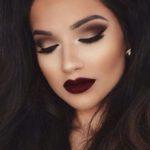 40 Burgundy Makeup Look Ideas 11