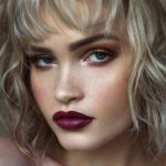 40 Burgundy Makeup Look Ideas 15