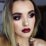 40 Burgundy Makeup Look Ideas 23