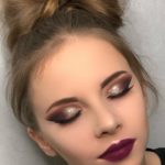 40 Burgundy Makeup Look Ideas 27