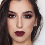 40 Burgundy Makeup Look Ideas 32