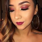 40 Burgundy Makeup Look Ideas 33