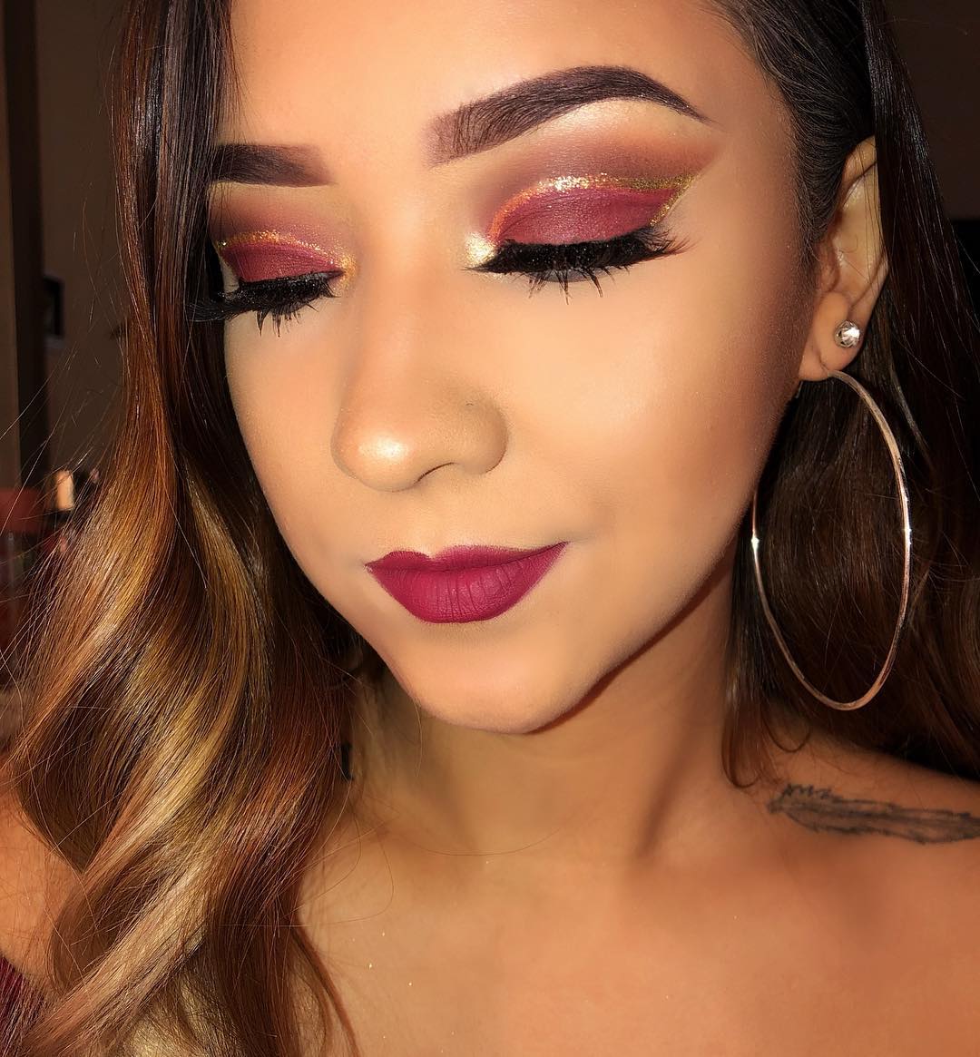 40 Burgundy Makeup Look Ideas 2 Style Female 