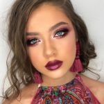40 Burgundy Makeup Look Ideas 35