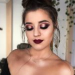 40 Burgundy Makeup Look Ideas 41