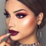 40 Burgundy Makeup Look Ideas 6