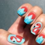 40 Cute Flamingo Themed Nail Art Ideas 24
