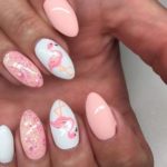 40 Cute Flamingo Themed Nail Art Ideas 44