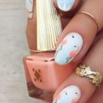 40 Cute Flamingo Themed Nail Art Ideas 9