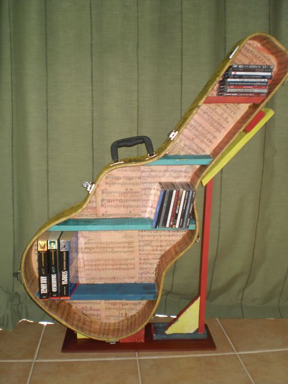 40 DIY Repurpose Old Guitars Ideas 37 Style Female