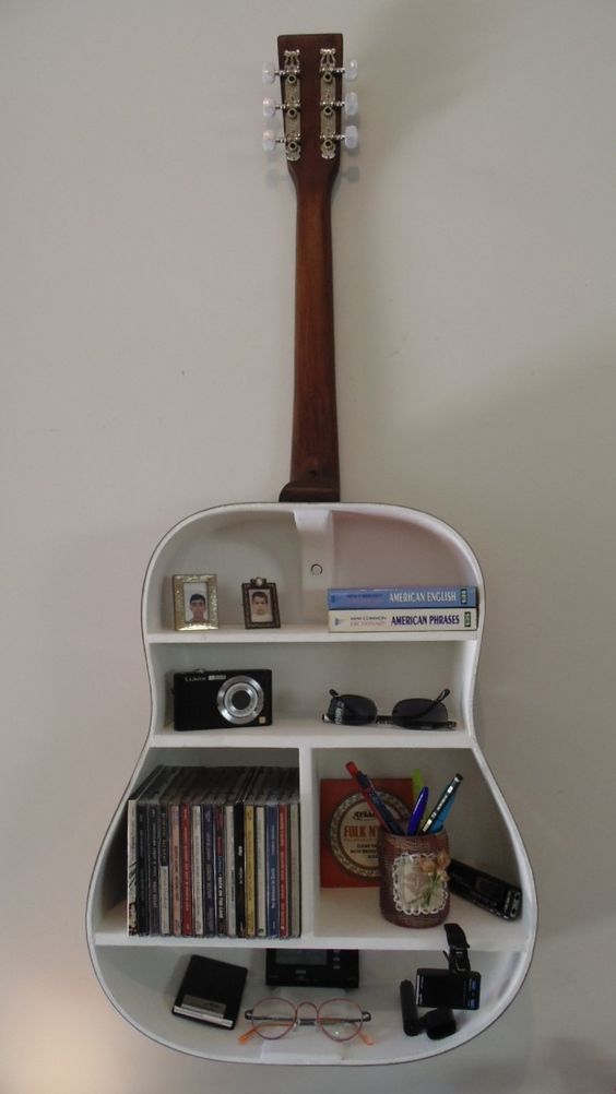40 DIY Repurpose Old Guitars Ideas 21 Style Female