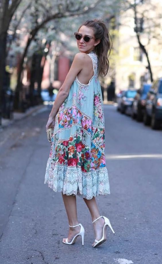 40 Fashionable Floral Print Dresses for Summer Ideas 1