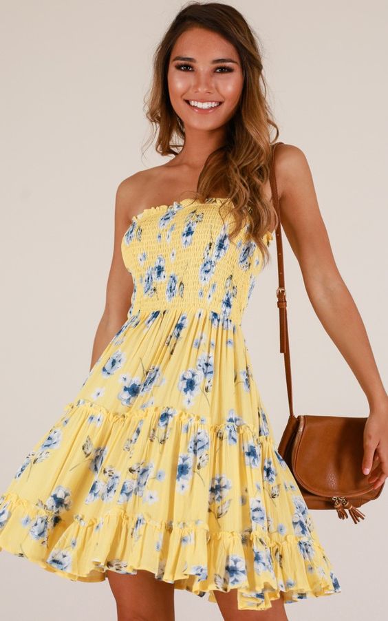 40 Fashionable Floral Print Dresses for Summer Ideas 25