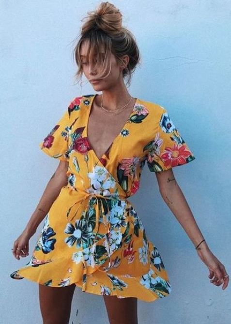 40 Fashionable Floral Print Dresses for Summer Ideas 3