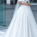 40 Off the Shoulder Wedding Dresses Ideas 19