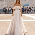 40 Off the Shoulder Wedding Dresses Ideas 24