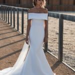 40 Off the Shoulder Wedding Dresses Ideas 28