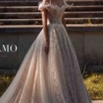 40 Off the Shoulder Wedding Dresses Ideas 31