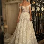 40 Off the Shoulder Wedding Dresses Ideas 35