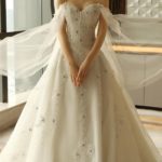 40 Off the Shoulder Wedding Dresses Ideas 40