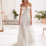40 Off the Shoulder Wedding Dresses Ideas 44