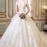 40 Off the Shoulder Wedding Dresses Ideas 47