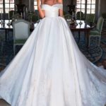 40 Off the Shoulder Wedding Dresses Ideas 48