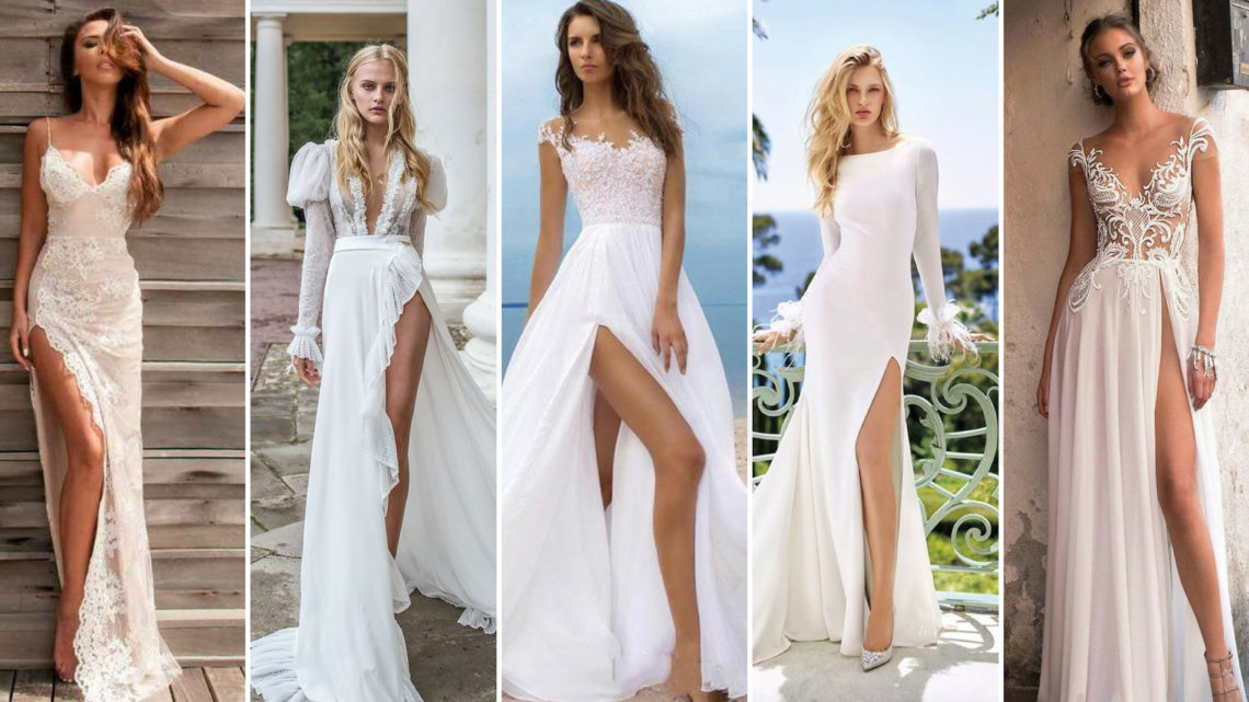 50 Bridal Dresses with Perfect Split Ideas