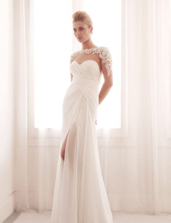 50 Bridal Dresses with Perfect Split Ideas 42 1