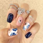 50 Floral Nail Art for Summer and Spring Ideas 20