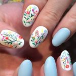 50 Floral Nail Art for Summer and Spring Ideas 3