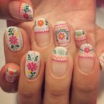 50 Floral Nail Art for Summer and Spring Ideas 34
