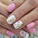 50 Floral Nail Art for Summer and Spring Ideas 36