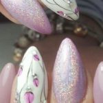 50 Floral Nail Art for Summer and Spring Ideas 38