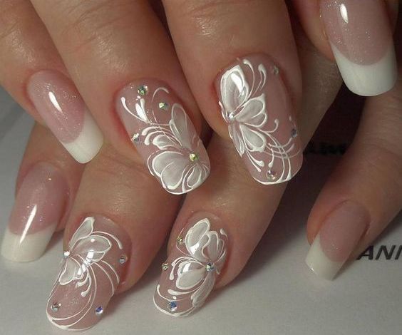 50 Floral Nail Art for Summer and Spring Ideas 39