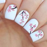 50 Floral Nail Art for Summer and Spring Ideas 51
