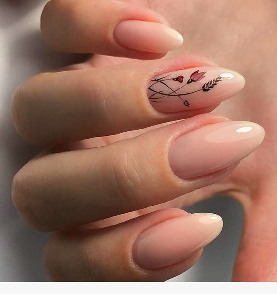 50 Floral Nail Art for Summer and Spring Ideas 9