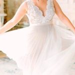50 V Neck Bridal Dresses for Plus Size Ideas 2