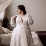 50 V Neck Bridal Dresses for Plus Size Ideas 25