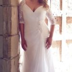 50 V Neck Bridal Dresses for Plus Size Ideas 42